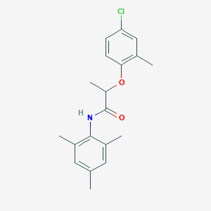 molecular formula C19H22ClNO2 B366052 2-(4-chloro-2-methylphenoxy)-N-(2,4,6-trimethylphenyl)propanamide CAS No. 544679-91-6
