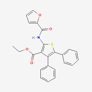 Ethyl 2-(furan-2-carbonylamino)-4,5-diphenylthiophene-3-carboxylate