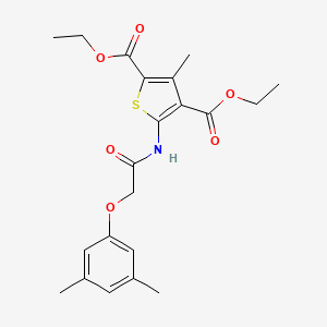 diethyl 5-{[(3,5-dimethylphenoxy)acetyl]amino}-3-methyl-2,4-thiophenedicarboxylate