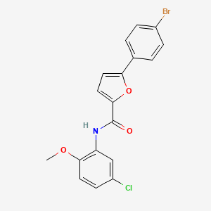 5-(4-bromophenyl)-N-(5-chloro-2-methoxyphenyl)furan-2-carboxamide