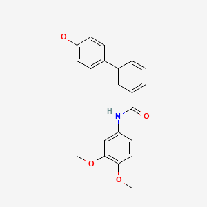 N-(3,4-dimethoxyphenyl)-4'-methoxy-3-biphenylcarboxamide