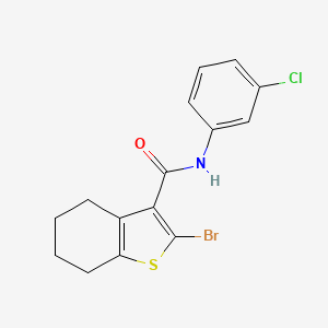 2-bromo-N-(3-chlorophenyl)-4,5,6,7-tetrahydro-1-benzothiophene-3-carboxamide