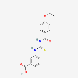 3-({[(4-isopropoxybenzoyl)amino]carbonothioyl}amino)benzoic acid