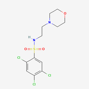 (2-Morpholin-4-ylethyl)[(2,4,5-trichlorophenyl)sulfonyl]amine