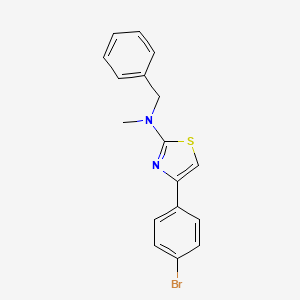 N-benzyl-4-(4-bromophenyl)-N-methyl-1,3-thiazol-2-amine