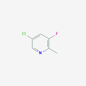 B036609 5-Chloro-3-fluoro-2-methylpyridine CAS No. 1210868-68-0