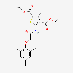 diethyl 5-{[(mesityloxy)acetyl]amino}-3-methyl-2,4-thiophenedicarboxylate