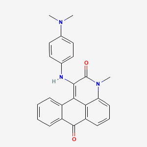 1-{[4-(dimethylamino)phenyl]amino}-3-methyl-3H-naphtho[1,2,3-de]quinoline-2,7-dione