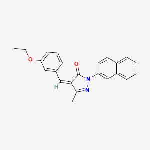 4-(3-ethoxybenzylidene)-5-methyl-2-(2-naphthyl)-2,4-dihydro-3H-pyrazol-3-one