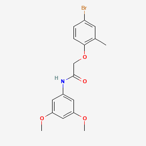 2-(4-bromo-2-methylphenoxy)-N-(3,5-dimethoxyphenyl)acetamide