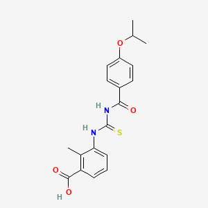 3-({[(4-isopropoxybenzoyl)amino]carbonothioyl}amino)-2-methylbenzoic acid