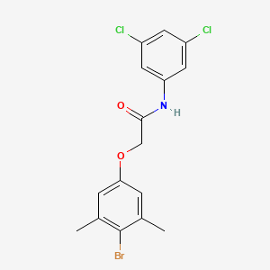 2-(4-bromo-3,5-dimethylphenoxy)-N-(3,5-dichlorophenyl)acetamide