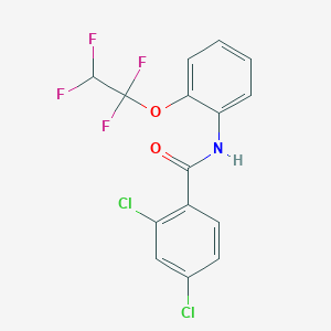 2,4-dichloro-N-[2-(1,1,2,2-tetrafluoroethoxy)phenyl]benzamide