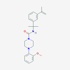 N-[1-(3-isopropenylphenyl)-1-methylethyl]-4-(2-methoxyphenyl)-1-piperazinecarboxamide