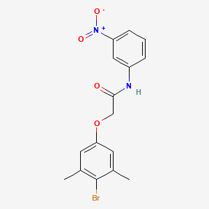 2-(4-bromo-3,5-dimethylphenoxy)-N-(3-nitrophenyl)acetamide