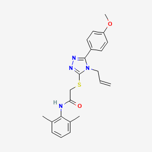 2-{[4-allyl-5-(4-methoxyphenyl)-4H-1,2,4-triazol-3-yl]thio}-N-(2,6-dimethylphenyl)acetamide