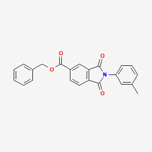 benzyl 2-(3-methylphenyl)-1,3-dioxo-5-isoindolinecarboxylate