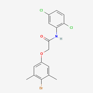 2-(4-bromo-3,5-dimethylphenoxy)-N-(2,5-dichlorophenyl)acetamide