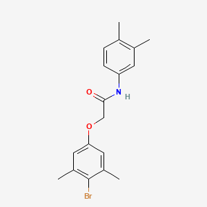 2-(4-bromo-3,5-dimethylphenoxy)-N-(3,4-dimethylphenyl)acetamide