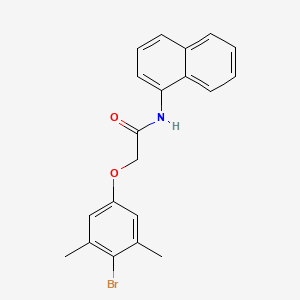 2-(4-bromo-3,5-dimethylphenoxy)-N-1-naphthylacetamide