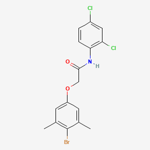 2-(4-bromo-3,5-dimethylphenoxy)-N-(2,4-dichlorophenyl)acetamide