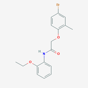 2-(4-bromo-2-methylphenoxy)-N-(2-ethoxyphenyl)acetamide