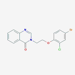 3-[2-(4-bromo-2-chlorophenoxy)ethyl]-4(3H)-quinazolinone