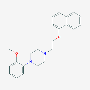 1-(2-Methoxyphenyl)-4-(2-naphthalen-1-yloxyethyl)piperazine