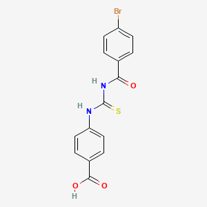 4-({[(4-bromobenzoyl)amino]carbonothioyl}amino)benzoic acid