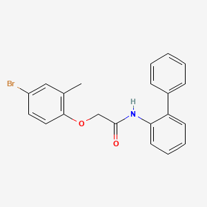 N-2-biphenylyl-2-(4-bromo-2-methylphenoxy)acetamide