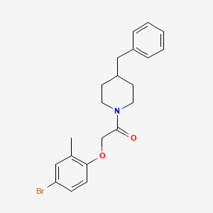 1-(4-Benzylpiperidin-1-yl)-2-(4-bromo-2-methylphenoxy)ethanone