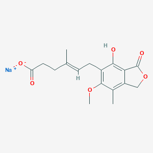 molecular formula C17H20NaO6+ B036631 霉酚酸钠 CAS No. 37415-62-6