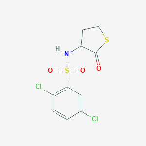 B366321 2,5-dichloro-N-(2-oxothiolan-3-yl)benzenesulfonamide CAS No. 448192-52-7