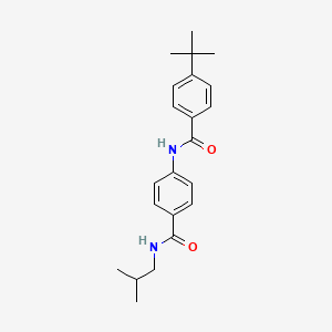 4-tert-butyl-N-{4-[(isobutylamino)carbonyl]phenyl}benzamide