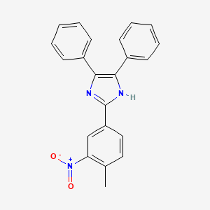 2-(4-methyl-3-nitrophenyl)-4,5-diphenyl-1H-imidazole