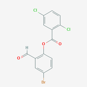 (4-Bromo-2-formylphenyl) 2,5-dichlorobenzoate