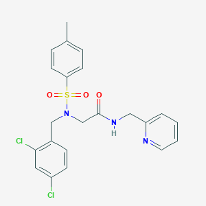 N~2~-(2,4-dichlorobenzyl)-N~2~-[(4-methylphenyl)sulfonyl]-N~1~-(2-pyridinylmethyl)glycinamide