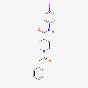 N-(4-iodophenyl)-1-(2-phenylacetyl)piperidine-4-carboxamide