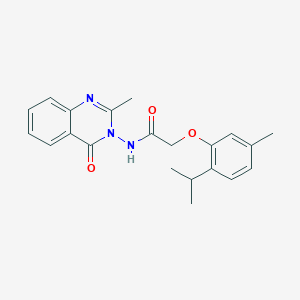 2-(2-isopropyl-5-methylphenoxy)-N-(2-methyl-4-oxo-3(4H)-quinazolinyl)acetamide