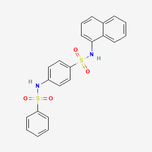 N-1-naphthyl-4-[(phenylsulfonyl)amino]benzenesulfonamide