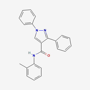 N-(2-methylphenyl)-1,3-diphenyl-1H-pyrazole-4-carboxamide