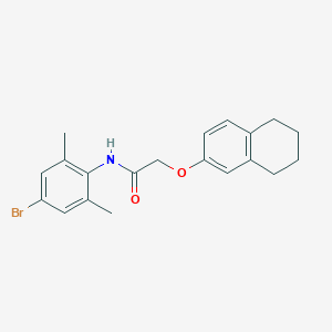 N-(4-bromo-2,6-dimethylphenyl)-2-(5,6,7,8-tetrahydronaphthalen-2-yloxy)acetamide