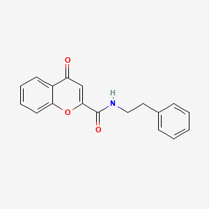 4-oxo-N-(2-phenylethyl)-4H-chromene-2-carboxamide