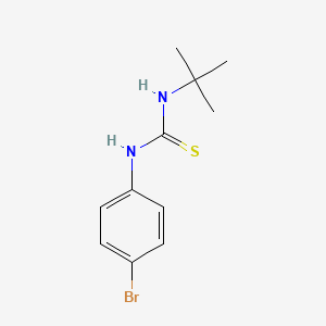 molecular formula C11H15BrN2S B3664492 1-(4-Bromophenyl)-3-tert-butylthiourea 