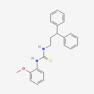 1-(3,3-Diphenylpropyl)-3-(2-methoxyphenyl)thiourea