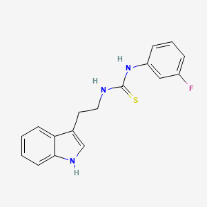 1-(3-fluorophenyl)-3-[2-(1H-indol-3-yl)ethyl]thiourea