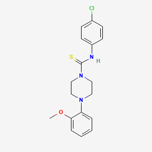 N-(4-chlorophenyl)-4-(2-methoxyphenyl)piperazine-1-carbothioamide