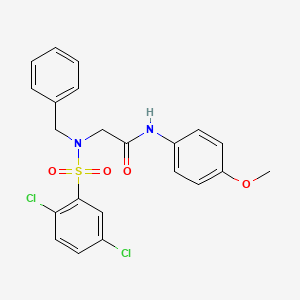 N~2~-benzyl-N~2~-[(2,5-dichlorophenyl)sulfonyl]-N-(4-methoxyphenyl)glycinamide