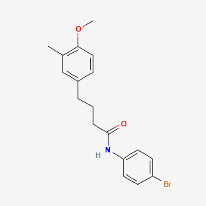 N-(4-bromophenyl)-4-(4-methoxy-3-methylphenyl)butanamide