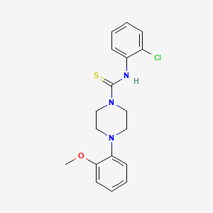 N-(2-chlorophenyl)-4-(2-methoxyphenyl)piperazine-1-carbothioamide